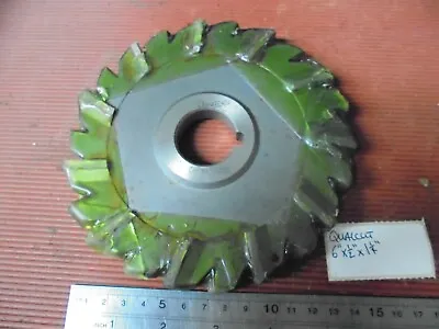 Horizontal Milling Cutter - Made By Qualcut - 6  X 1/2  X 1 1/4  • £25