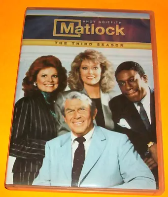 ⭐ Matlock - The 3rd Third Season Dvd Set • $9.97