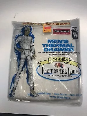 Vintage New Old Stock Fruit Of The Loom Thermal Pants X Large • $12.99