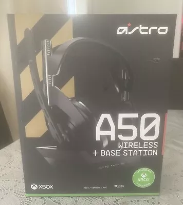 ASTRO A50 Wireless + Base Station Black And Gold For PlayStation  PC XBOX • $420