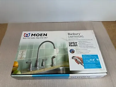 Moen CA87000SRS Banbury Kitchen Faucet - ‎Spot Resist Stainless • $80