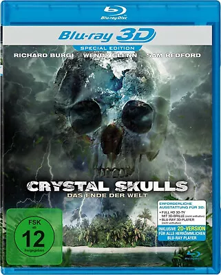 3D & 2D BluRay Science Fiction * CRYSTAL SKULLS - Das Ende Der Welt NEU/OVP • £4.92