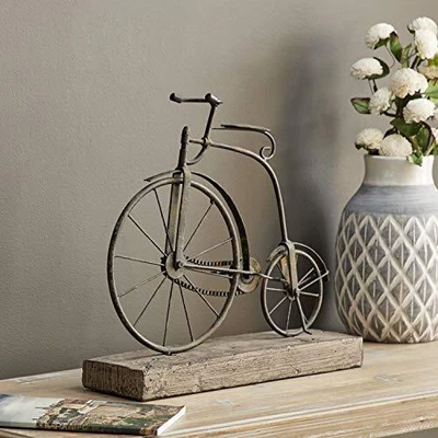 $41.16 • Buy Vintage Metal Bicycle Sculpture 16  X 5  X 14 