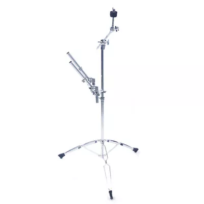 Hot Sale Portable Professional Pedal Control Style Double Tom Drum Stand Silver • $57.17
