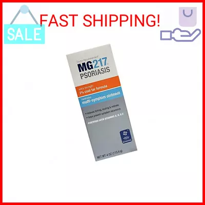 MG217 Multi Symptom Relief 2% Coal Tar Medicated Psoriasis Ointment Oz Jar 4 Oz • $13.80