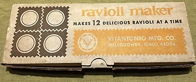 Vitantonio Mfg. Co. Ravioli Maker Press In Box (12) - #512 Made In USA • $15