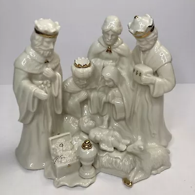 Mikasa Porcelain Nativity Holy Family Gold Trim One Piece Mary Joseph Baby Jesus • $25