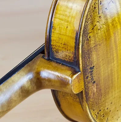 Old Vintage Violin 4/4 Geige Viola Cello Fiddle Label DAVID TECCHLER Nr. 1933 • $467.36