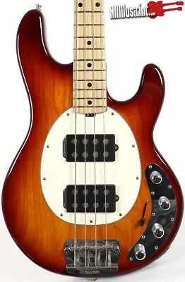 Ernie Ball Music Man Stingray 3 EQ HH Honey Burst Electric Bass Guitar W/Gig Bag • $1599.95