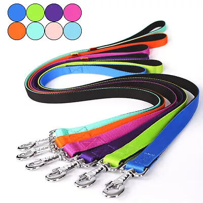 Dog Lead Strong Durable Padded Nylon Puppy 4 Sizes Energy 8 Colours DogCentre® • £4.35