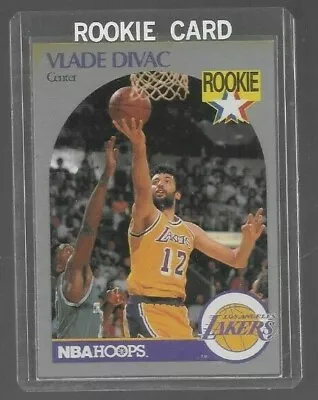 1990-91 Hoops  Basketball Card #154 VLADE DIVAC Lakers Rookie  Mint  • $1.75