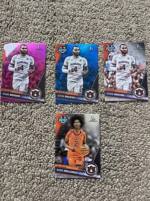 Lot Of 4 Auburn Basketball Bowman University Chrome 1st Holloway /199 Broome • $7