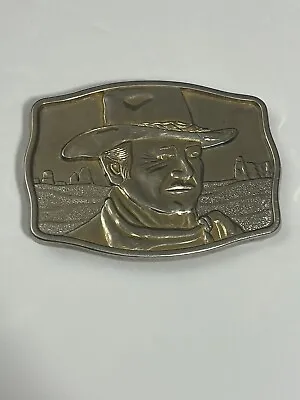 AS-IS Vintage 1985 John Wayne Man Of The Golden West Belt Buckle Limited Edition • $11.90