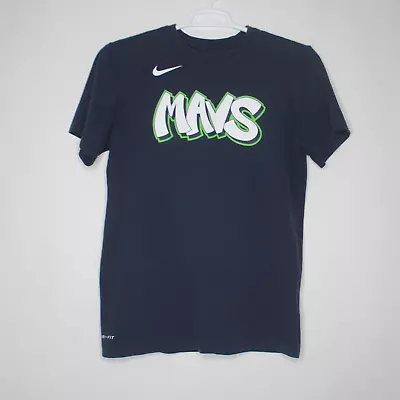 Nike Tee Shirt Dri Fit NBA Dallas Mavericks Basketball Adult Size M Graphic Logo • $9.95
