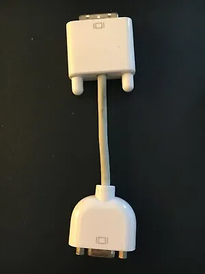 Genuine Apple DVI-I Male To VGA-Female Monitor Adapter Cable Connector 603-3342 • $5