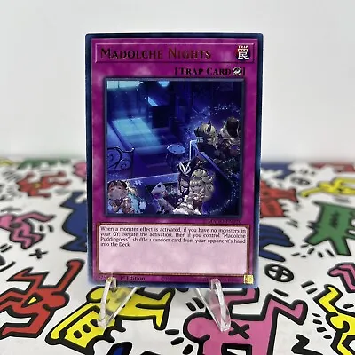 Yu-Gi-Oh! TCG - Madolche Nights MAGO-EN070 Gold Rare 1st Edition - NM • $1.99