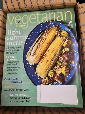 Vegetarian Times (July/August 2010) Brand New Warehouse Inventory In VG/VF Cond. • $8.98