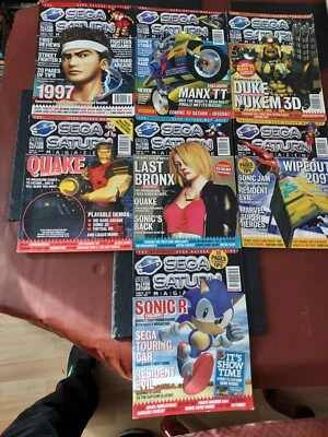 £32.99 • Buy 7 Official Sega Saturn Magazine - Issues 16,17,18,19,20,21 & 22 Feb 97 To Aug 97