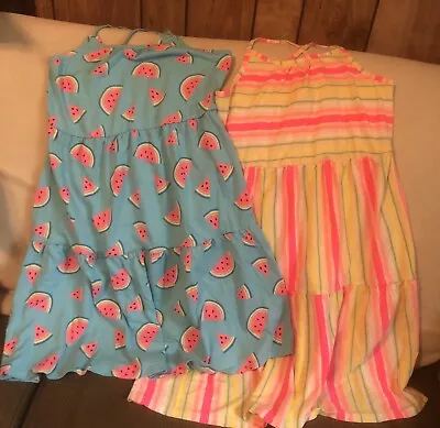 Cat And Jack Summer Sun Dresses 2 Piece Lot Sizes  14-16 • $25