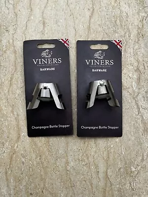 Viners Barware Champagne Bottle Stopper X2 • £7.99