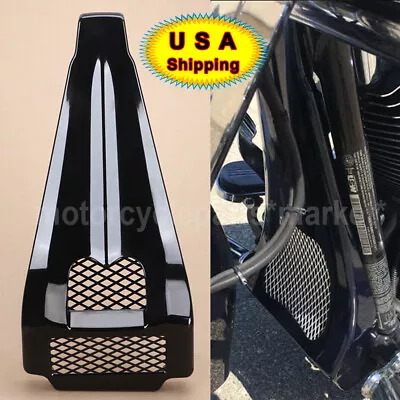 Vivid Black Stretched Chin Spoiler Scoop For Harley Electra Street Glide FLTR • $46.53