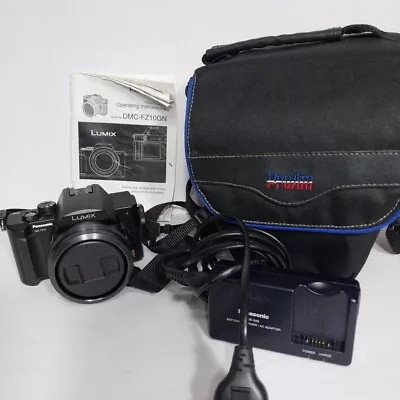 Panasonic LUMIX DMC-FZ10 Digital Camera 12x Optical Zoom  With Case • $79