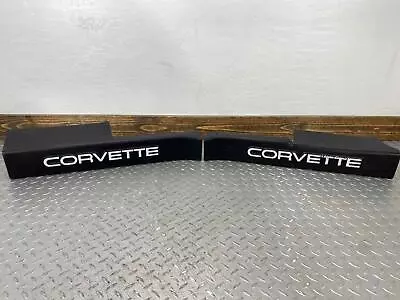 94-96 Chevy C4 Corvette Pair Left & Right Door Entry Sill Plates (Black 19i) • $150