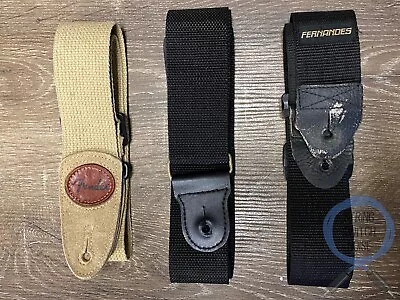 3 X Guitar Strap Pack -  Fender Fernandes • $35