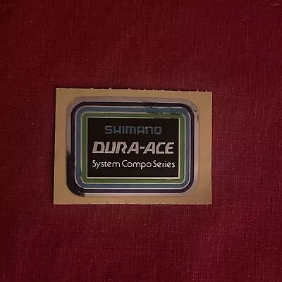 Vintage New-Old-Stock Original SHIMANO DURA-ACE Sticker Frame Decal.   (NJ) • $30