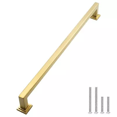 Gold Satin Brass Brushed Modern Cabinet Handles Pulls Kitchen Hardware Stainless • $304.50