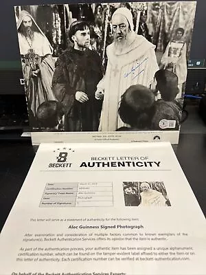 Alec Guinness Signed Movie  Brother Sun Sister Moon  (8x10) Photo Beckett LOA • $325