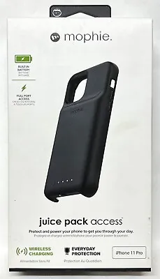 Mophie Juice Pack Access Battery Case For IPhone 11 Pro Black • $18.88