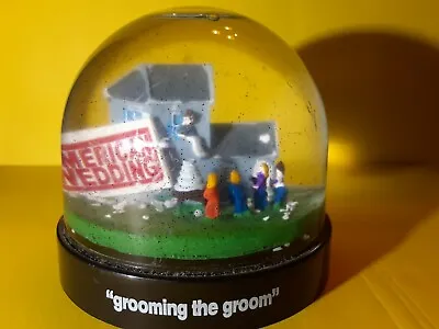 £16.47 • Buy American Wedding Grooming The Groom Snow Globe UNIVERSAL STUDIOS 2003