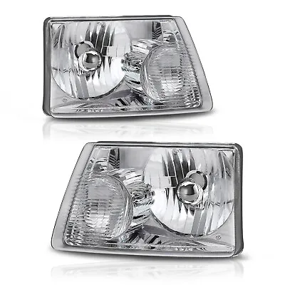 Headlights Headlamps For 01-11 Ford Ranger Pickup Truck Left & Right Pair Set • $49.99