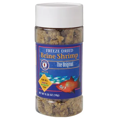 San Francisco Bay Brand Freeze Dried Brine Shrimp 0.35 Oz The Original Fish Food • £13.49