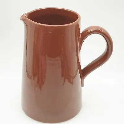 £12.99 • Buy Vintage 1930's Hand Thrown Brown Pottery Jug, Lovatt's Langley Ware, England