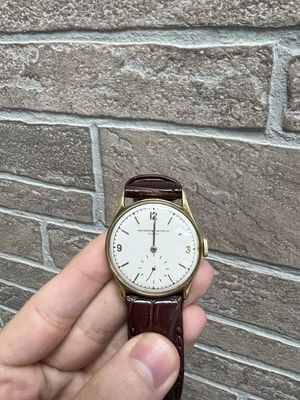 $4500 • Buy 34mm VACHERON & CONSTANTIN GENEVE 18K Gold WATCH Ref: 324394 STUNNING WATCH