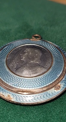 £25 • Buy French Silver Guilloche Compact With Joan Of Arc Portrait,Gaston Bardies,Paris 