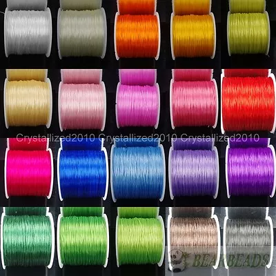 Strong Stretchy Elastic Crystal String Cord Thread For Diy Bracelet Necklace 10m • $3.26