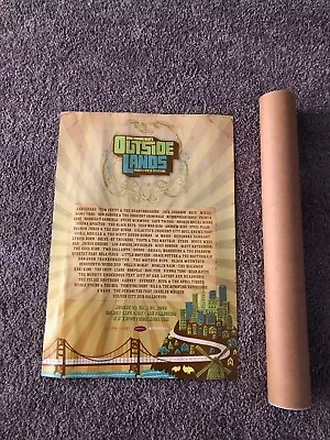 $1110 • Buy 2008 OUTSIDE LANDS MUSIC FESTIVAL Poster - Radiohead, Tom Petty, Jack Johnson