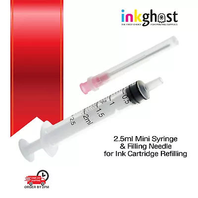 Ink Cartridge Syringes & Filling Needles Refill Ink Cartridges 2.5ml Small Tool  • $1.70