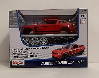 New Sealed Maisto Ford Mustang Boss 302 Die-Cast Model 1:24 Scale Free Shipping • $28.99