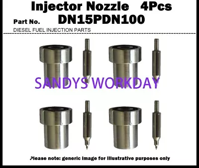 For Mitsubishi 4Pcs Injector Nozzle 105007-1000 DN15PDN100 Pajero L300 4D56 4D55 • $30
