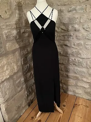 £50 • Buy Simon Ellis Black Evening Dress