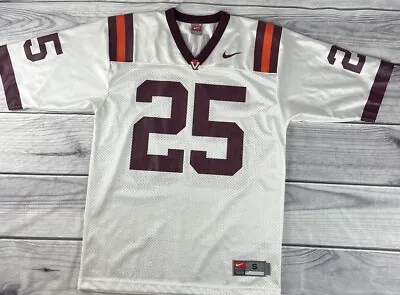 Vintage Nike Team Size Small Virginia Tech Hokies Frank Beamer Jersey #25 • $115.20