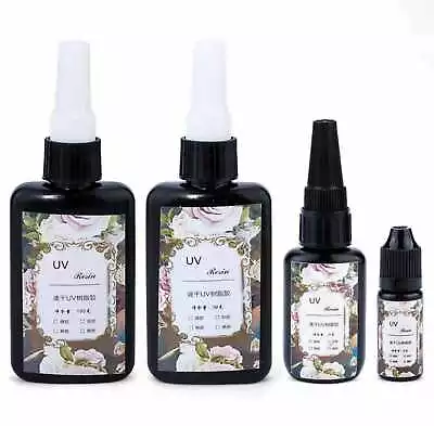 £8.99 • Buy Clear Ultraviolet Curing Epoxy Resin Hard UV Glue Resin Making Jewelry DIY