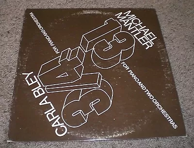 13 3/4 Michael Mantler Carla Bley~1975 Modern Big Band Jazz~FAST SHIPPING!!! • $17.95