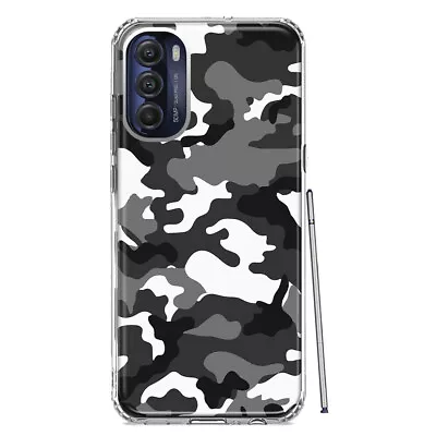 Mundaze Case For Motorola Moto G Stylus 4G 2022 Black Grey Camo • $12.74