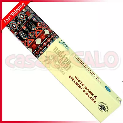 NATIVE SOUL 15g-WHITE SAGE AND DRAGON BLOOD INCENSE  Meditation Aroma Fragrance • $9.95