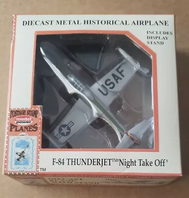 Model Power 1/100 Series Diecast Plane F-84 Thunderjet  Night  Take Off  • $32.99